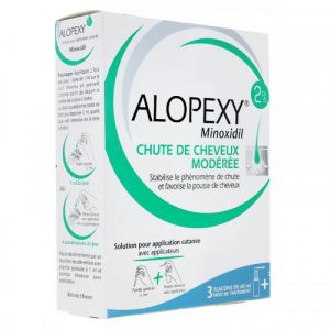 Alopexy 2% - 3 flacons de 60 ml