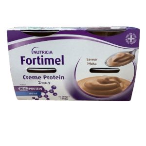 Fortimel - Crème dessert proteiné saveur Moka 2kcal/g - 4x200g