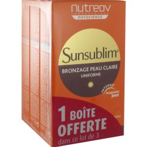 Nutreov - Sunsublim bronzage peau claire - 3x28 capsules