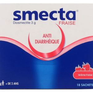 Smecta - Anti diarrhéique Fraise - 18 sachets