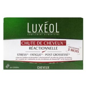 Luxeol - Chute de Cheveux Réactionnelle - 90 gélules