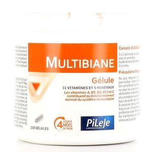 Pileje - Multibiane - 120 gélules