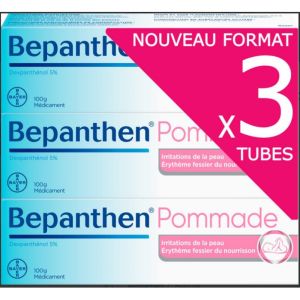 Bayer - Bepanthen Pommade lot de 3 - 100g x 3