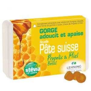 Pâte Suisse - Propolis & Miel Sans Sucre - 40 Gommes