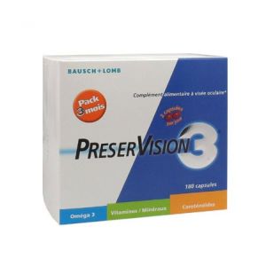 Preservision 3 - Bausch + Lomb - 180  Capsules
