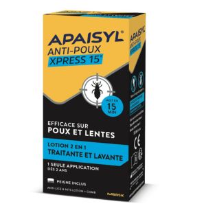 Apaisyl - Anti-poux et lentes Xpress 15' - 200 mL