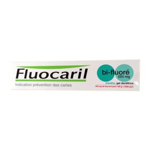 Fluocaril - Gel dentifrice bi-fluoré 250mg menthe - 125ml