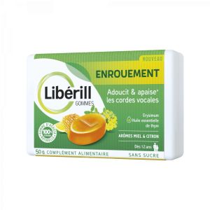 Liberill - Gommes enrouement arôme miel citron- 50g