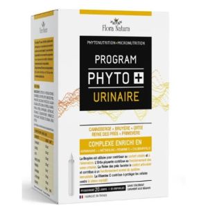 Flora Natura - Programme phyto+ urinaire - 20 ampoules