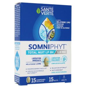 Somniphyt - Total Nuit LP 1,9 mg - 15 Comprimés