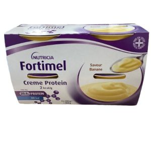 Fortimel - Crème dessert saveur Banane 2Kcal/g - 4x200g