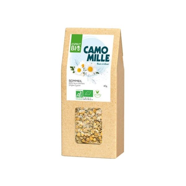 Esprit Bio - Camomille fleurs à infuser  Sommeil - 40G