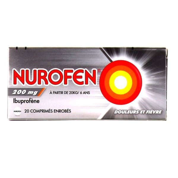 Nurofen 200mg - 20 comprimés enrobés