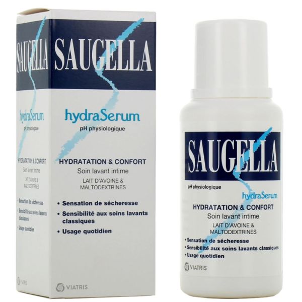 Saugella - HydraSérum soin lavant intime - 200ml