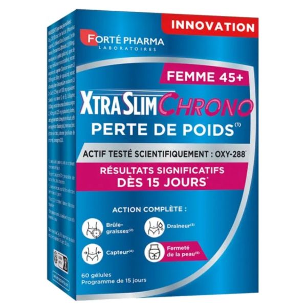 Forté Pharma - XtraSlimChrono femme 45+ - 60 gélules