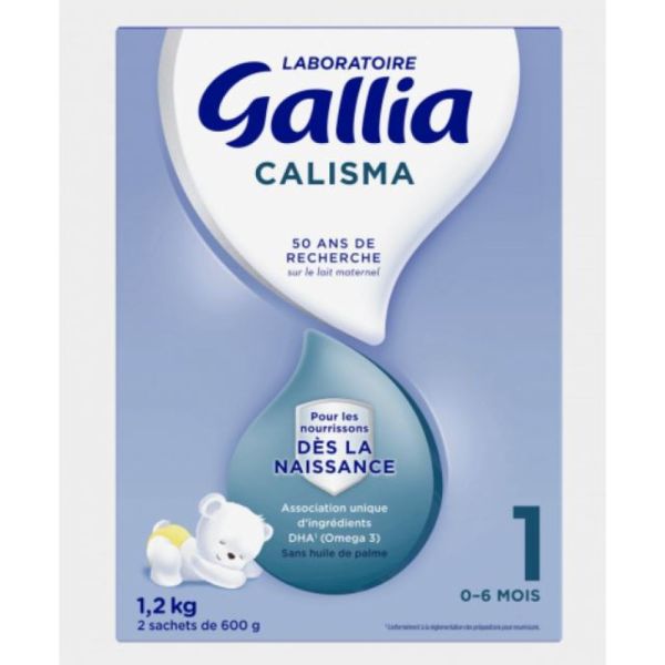 Gallia - Calisma dès la naissance 1er âge Lait en poudre