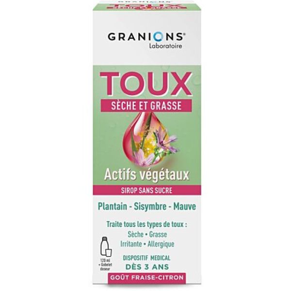 Granions - Sirop Toux sèche et grasse - 120ml