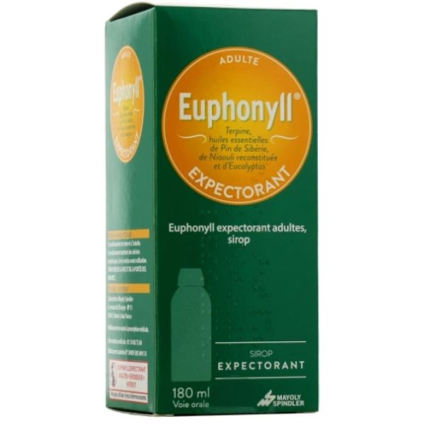 Mayoly Spindler - Euphonyll - sirop expectorant - 180mL (copie)