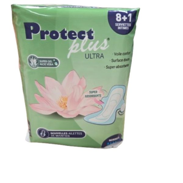 Marmailles Plus - Protect plus serviettes hygiéniques Normal - 9 serviettes