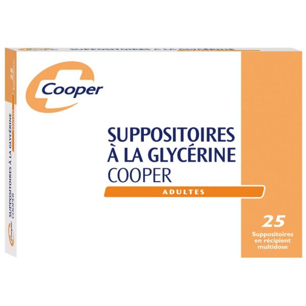 Cooper - Suppositoire à la glycérine adulte