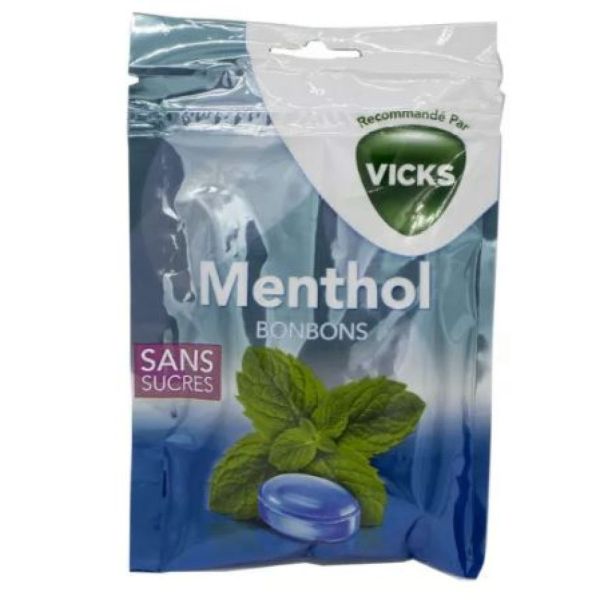 Vicks - Bonbons menthol - 72g