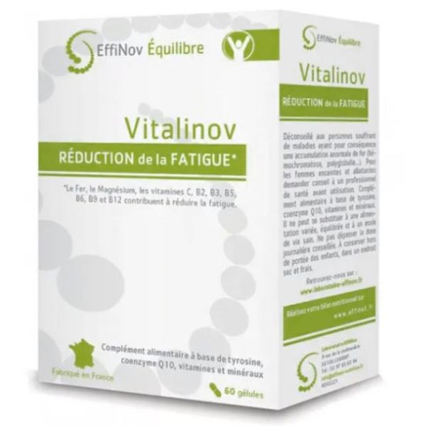 Effinov Vitalinov Réduction de la fatigue - 60 gélules