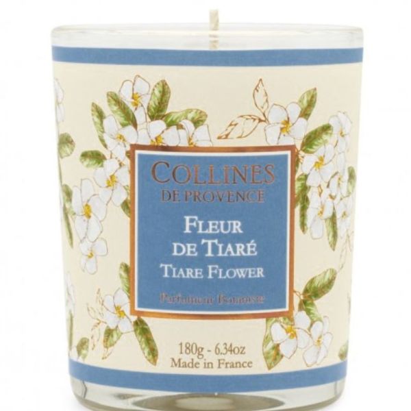 Collines de Provence - Bougie Fleur de tiaré - 180g