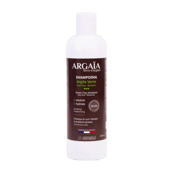 Haut Ségala - Argaïa Shampoing Argile verte - 250ml
