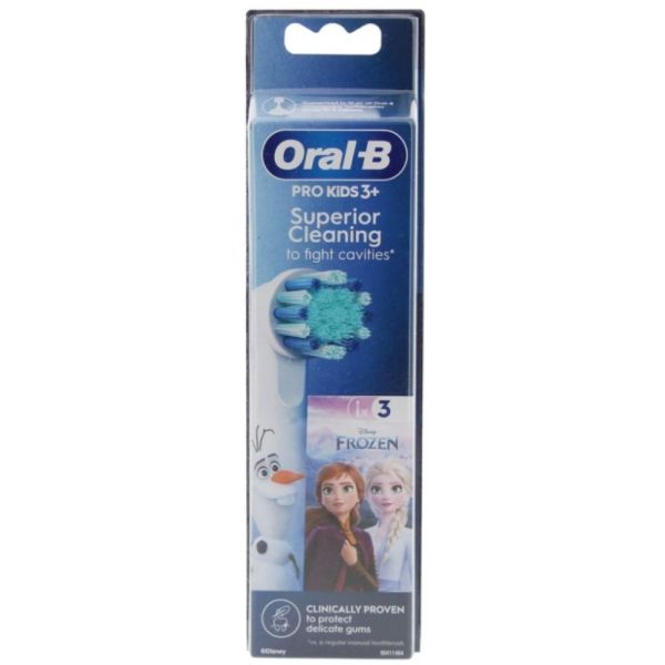 Oral-B - Pro kids 3+ Brossette de rechange Frozen - 3 brossettes