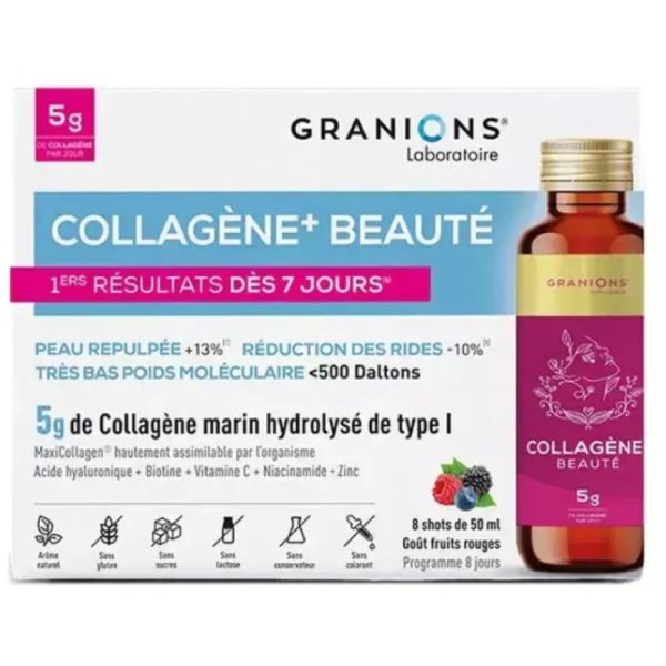 Granions - Collagène+ Beauté - 8 shots de 50ml