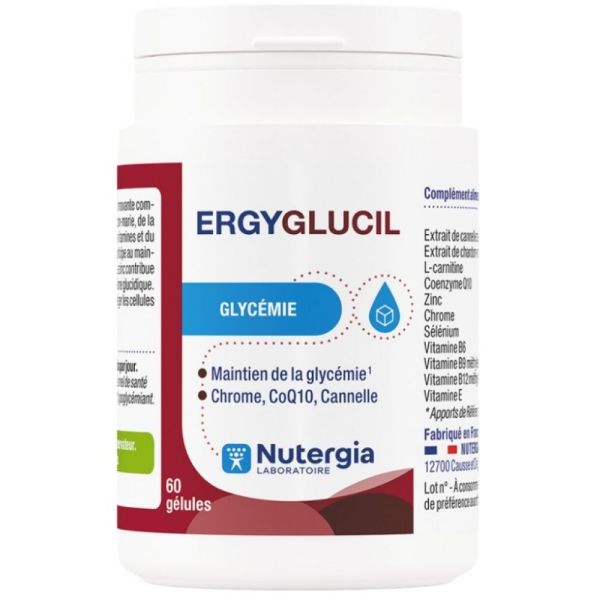 Nutergia - Ergyglucil - 60 gélules