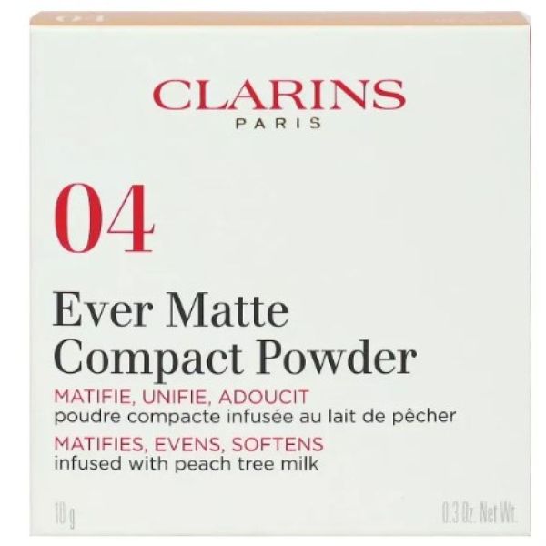 Clarins - Poudre compacte infusée au lait de pêcher - 10g