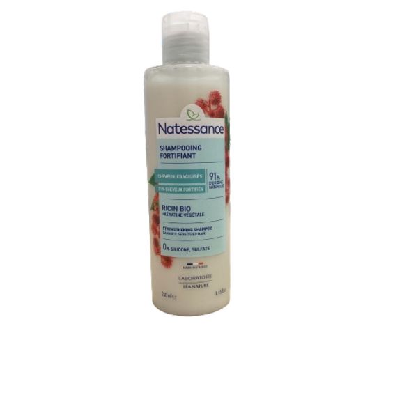 Natessance - Shampooing réparateur fortifiant Ricin - 500ml