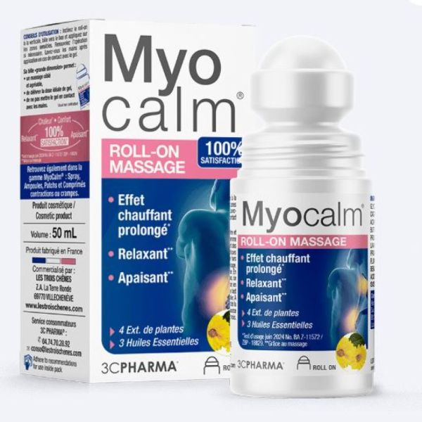 Les 3 chenes Myocalm Massage roll-on - 50ml