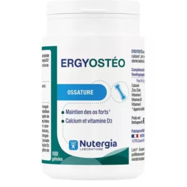 Nutergia - Ergyostéo - 100 gélules