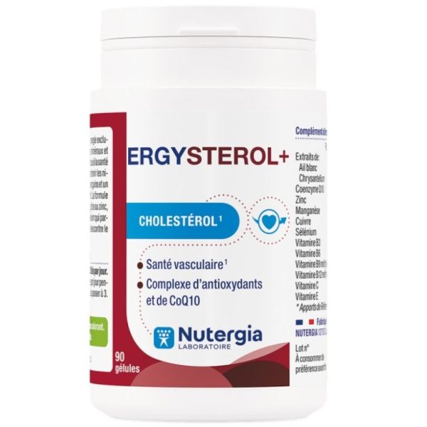 Nutergia - Ergystérol + - 90 gélules