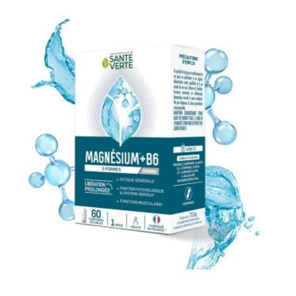 Santé Verte - Magnésium + B6 - 60 comprimés
