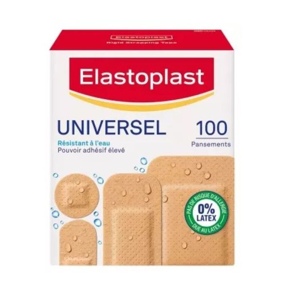 Elastoplast - Universel résistant à l'eau - 100 pansements