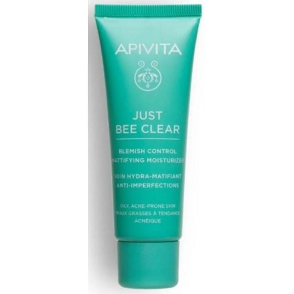 Apivita - Just Bee Clear soin hydra matifiant anti imperfections - 40ml