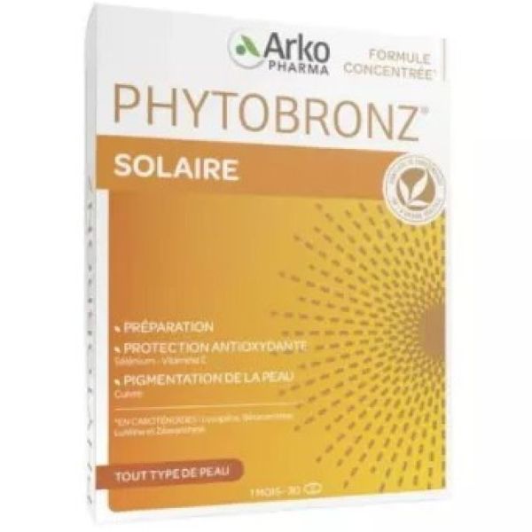 Arkopharma - Phytobronz solaire - 30 capsules