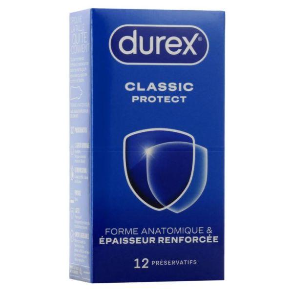 Durex - Classic Protect - 12 préservatifs