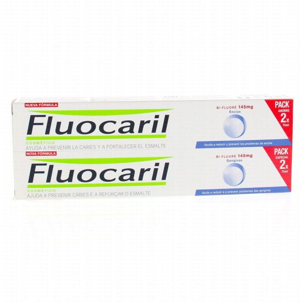 Fluocaril - Dentifrice Bi-Fluoré gencives 145mg - 2x75ml