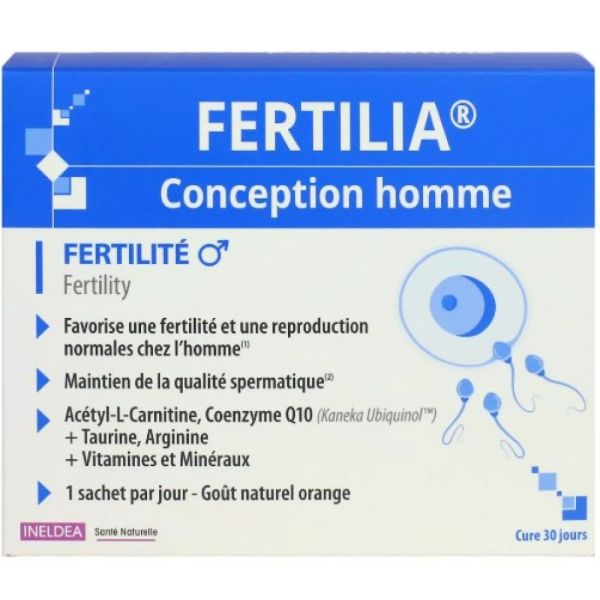 Ineldea - Fertilia Conception Homme - 30 sachets