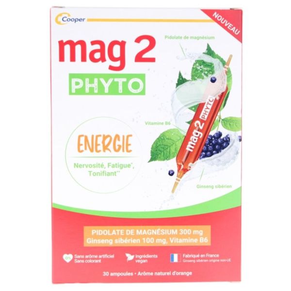 Mag 2 - Phyto énergie - 30 ampoules