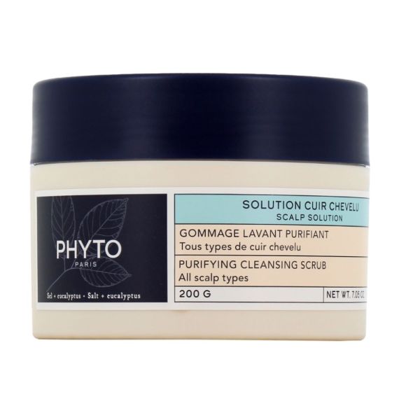 Phyto - Solution cuir chevelu gommage lavant purifiant - 200g