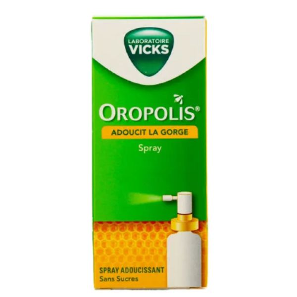 Vicks - Oropolis spray sans sucre - 20mL