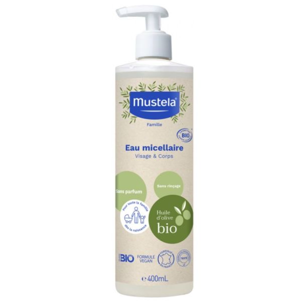 Mustela - Eau Micellaire Bio - 400ml