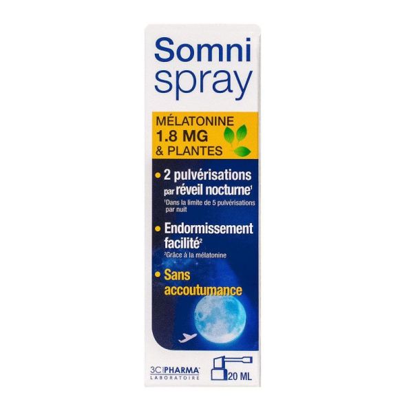 Somnispray - Mélatonine 1,8mg - 20ml