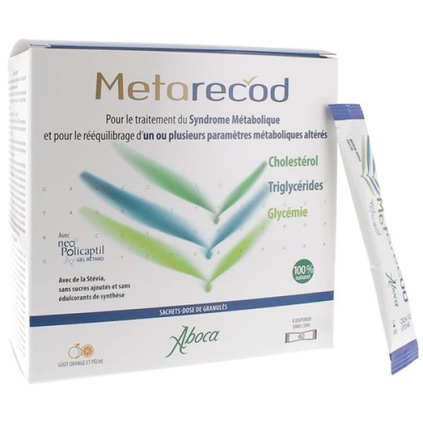 Pharmaservices - Metarecod syndrome métabolique - 40 sachets