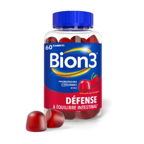 Bion 3 - Défense & équilibre intestinal - 60 gommes